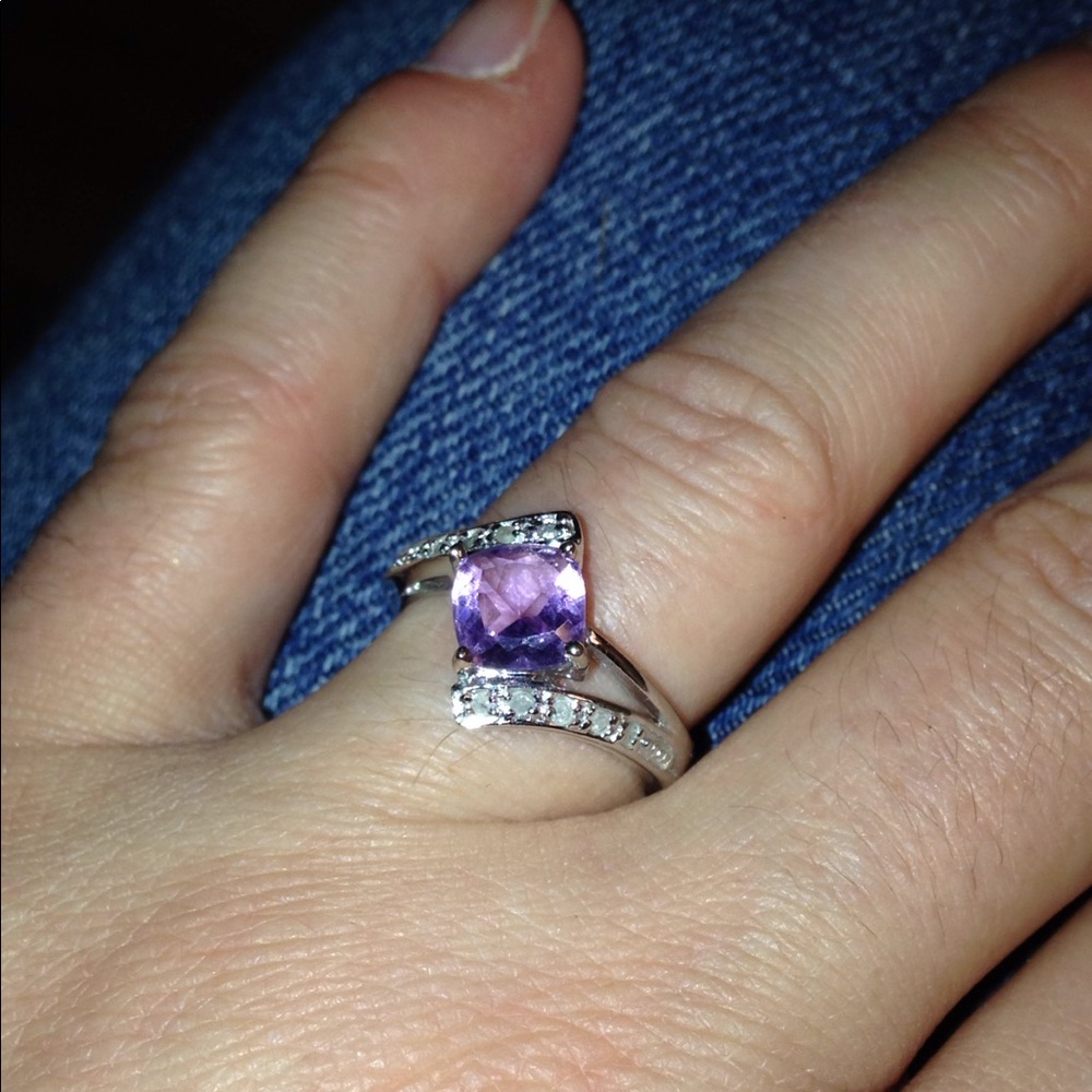Amethyst ring size 6.5